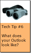 Adjusting Your Outlook Screen