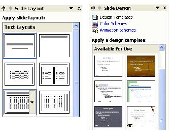 PowerPoint Slide Layout Options