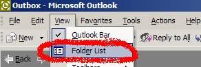 Outlook sent items