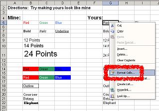 Format Cells 2