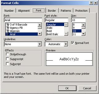 Format Cells 1